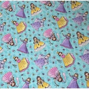 Princess Portraits Fabric Princess Fabric Quilting Cotton Fabric 1yd 15" OOP